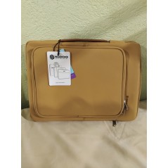 Lampe boule striée Timéo haut 25 cm céramique blanc