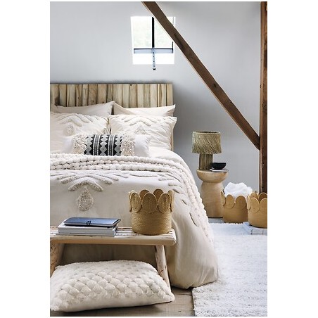 Clic-clac mini en velours côtelé Beige