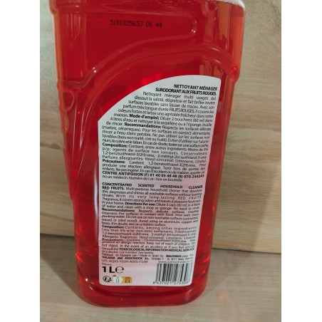 Liquide vaisselle BOOM fruits rouges 1 L