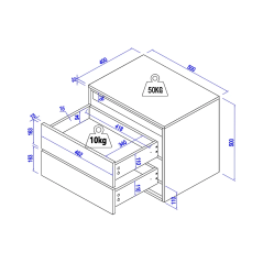 Clic-clac mini en velours côtelé Beige