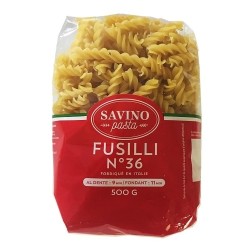 Pâtes Fusilli n°36 pqt 500g