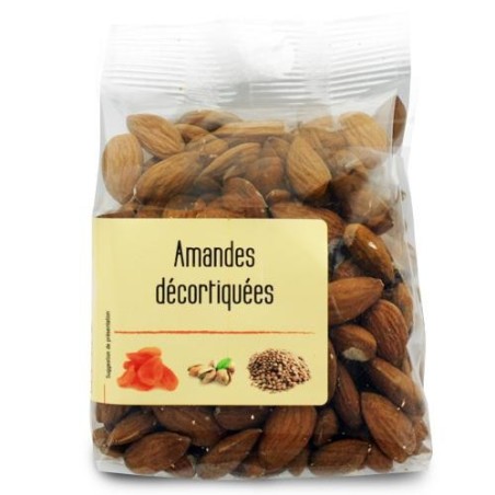 Amandes décortiquées paquet 200g