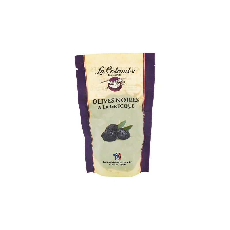 Olives noires grecque sachet 125g