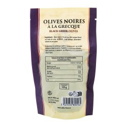 Olives noires grecque sachet 125g