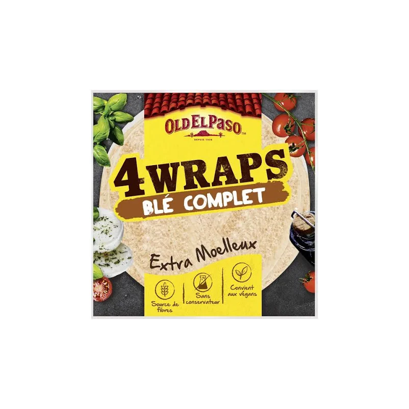 Wraps de blé complet Old El Paso Wraps de blé complet Old El Paso