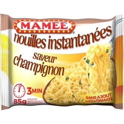 Mamee Nouilles instantanées, saveur champignon - Le sachet de 85g