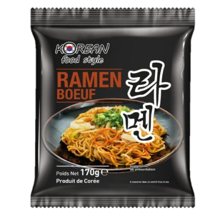 Nouilles ramen bœuf KOREAN FOOD STYLE