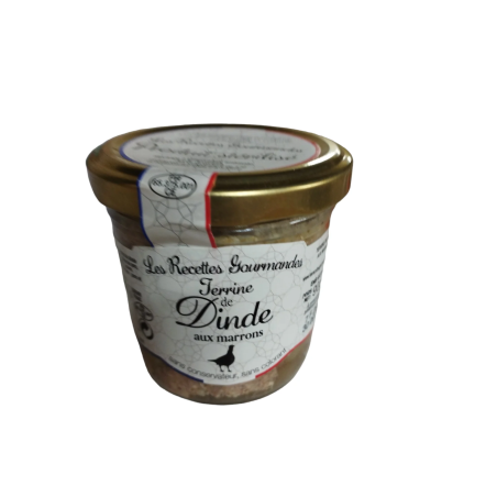 ERRINE DE DINDE AUX MARRONS  180GR