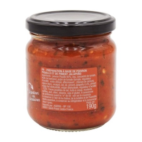 Bruschetta poivrons piquillo et jalapeno pot 190g