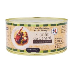 Confit de canard boîte 610g