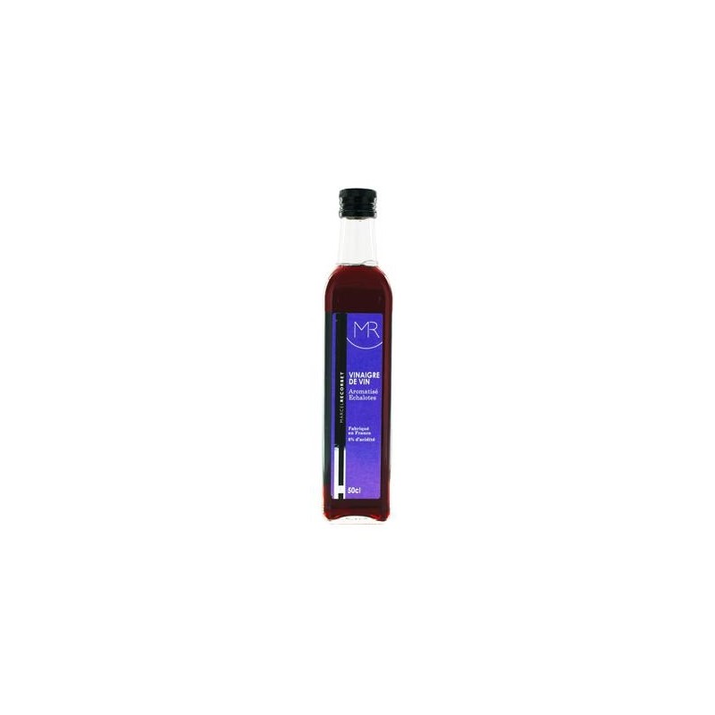 Vinaigre de vin rouge échalote bouteille 50cl