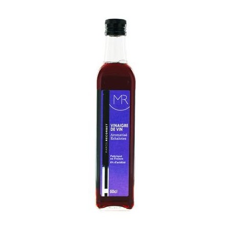 Vinaigre de vin rouge échalote bouteille 50cl