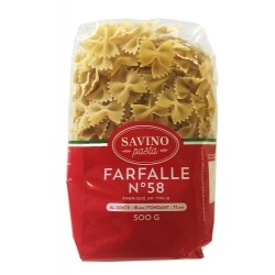 Pâtes Farfalle n°58 pqt 500g