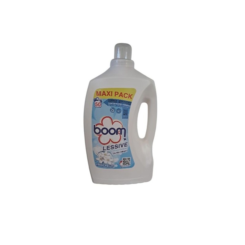 Lessive  liquide concentré - Fraicheur BOOM 50 lavages  2,65 L