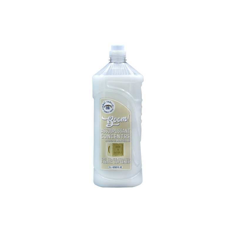 Assouplissant Concentré BOOM! au savon de marseille 2L 80 lavages
