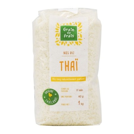 Riz parfumé Thaï paquet 1kg Grain de Frais