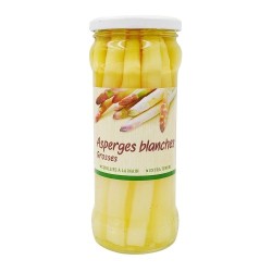 Asperges blanches pelées bocal pne 320g