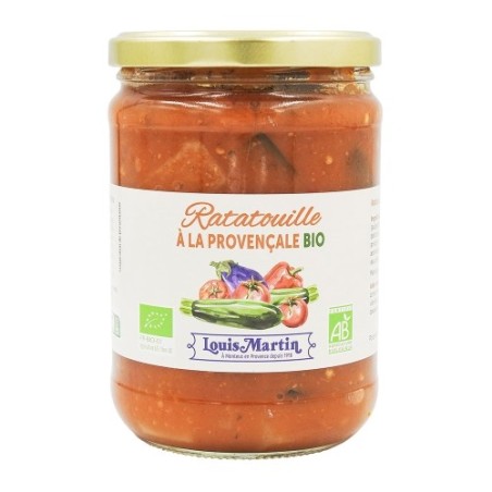 Ratatouille cuisinée BIO bocal 520g