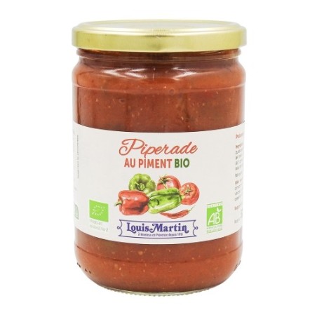 Piperade au piment d'espelette BIO bocal 520g