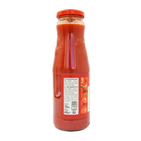 Purée de tomate nature bouteille 690g