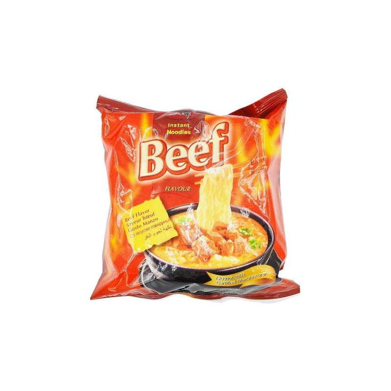 Nouilles instantanées saveur boeuf 75g halal