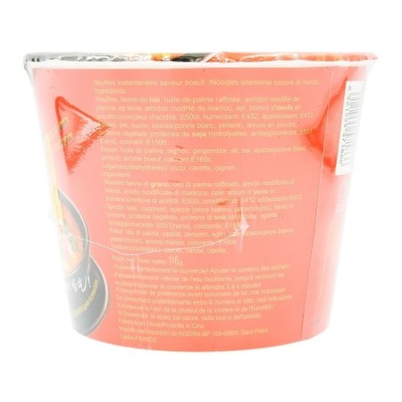 Nouilles instantanées saveur boeuf bol 116g