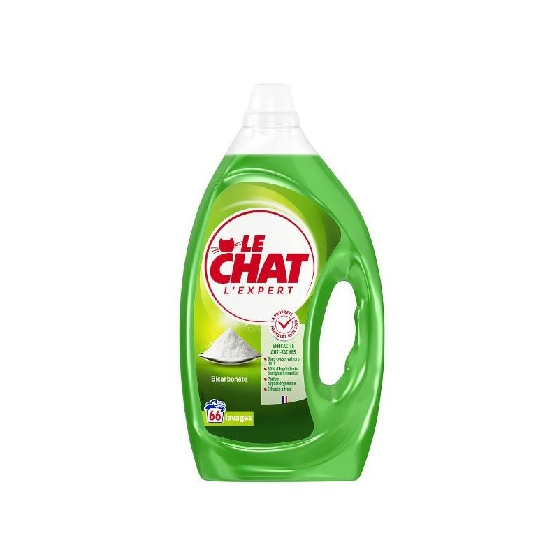 Le chat bicarbonate 2,97 l - 66 lavages