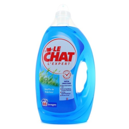 Le chat souffle fraicheur 2,97 l - 66 lavages
