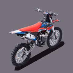 Plaid brush Ryo 125 x 150 cm flanelle bleu givre